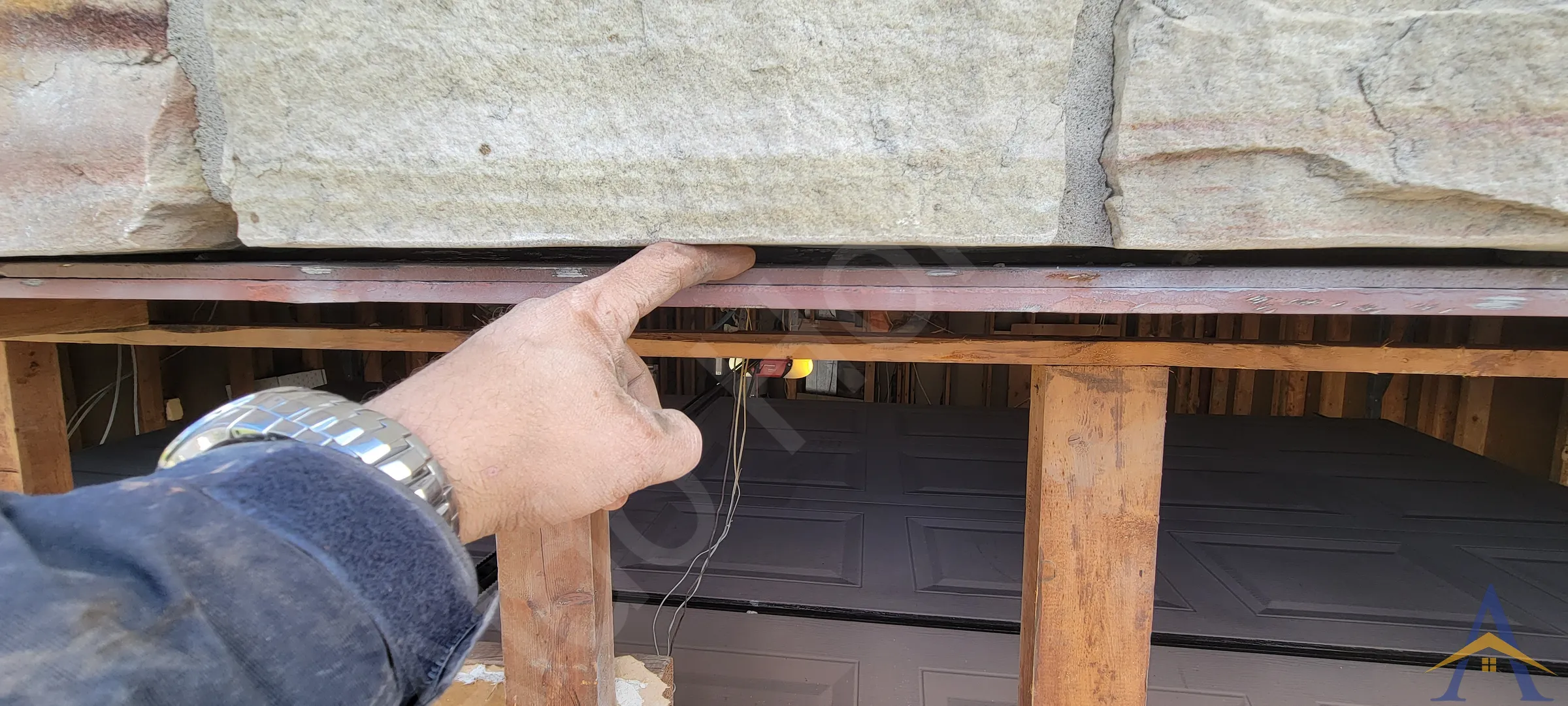 Apple Orchard Path - garage wall repair, Markham - Image 2